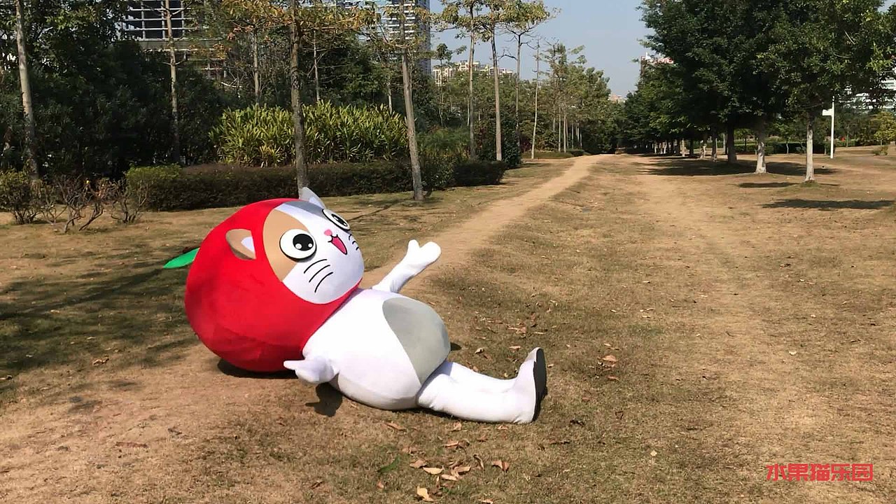 苹果猫人偶--在公园里疯（图ZMTA3MDIyMzMy） - 其他摄影 - 站酷设计师水果猫乐园原创素材 - 站酷ZCOOL