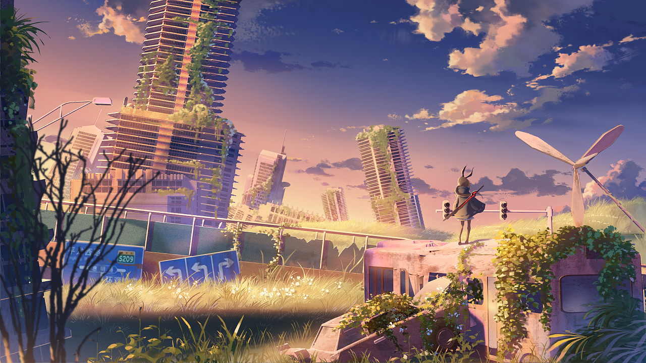 摸了个新海诚风格