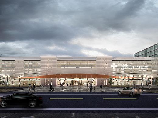 医院门诊楼（个人主页-ZNDAzOTY4MzY=） - 建筑设计 - 站酷设计师Uooo997原创素材 - 站酷ZCOOL