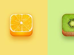 水果圖標(biāo)練習(xí)，好餓~~~~~~