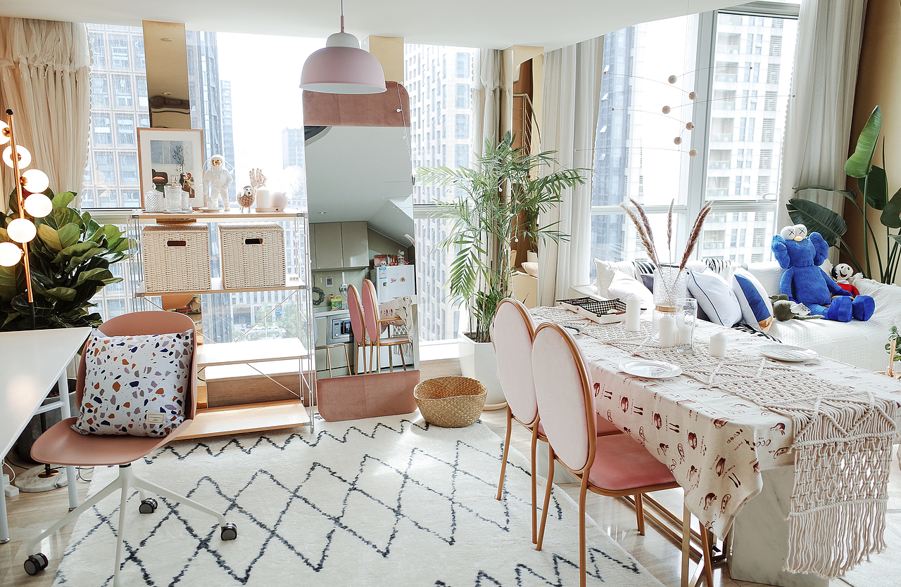 loft软装改造-诠释“少女”梦