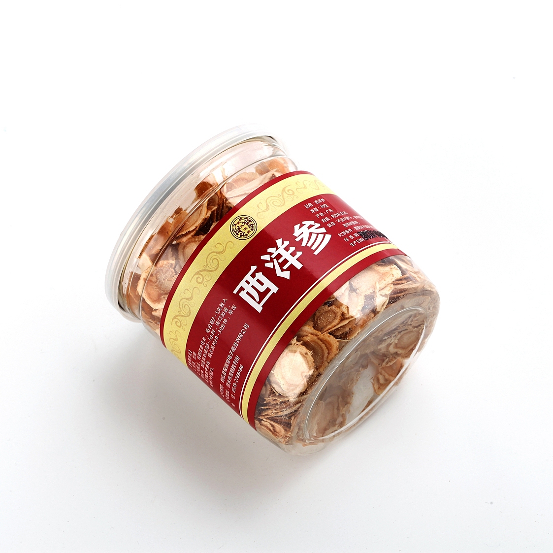 聚真宝堂滋补产品西洋参摄影