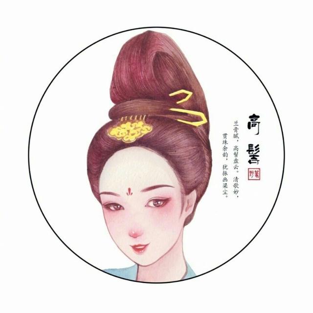古代女子的发髻怎么画?古风人物的发型怎么画?学习绘画难吗?