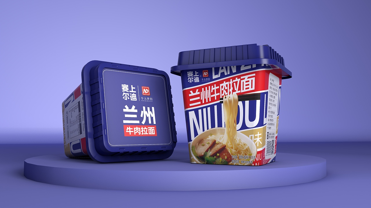 兰州牛肉拉面包装设计