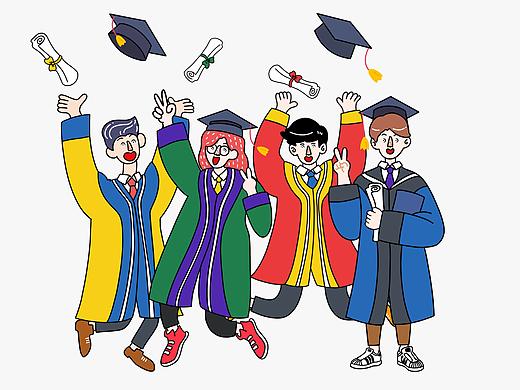 毕业季人物形象设计