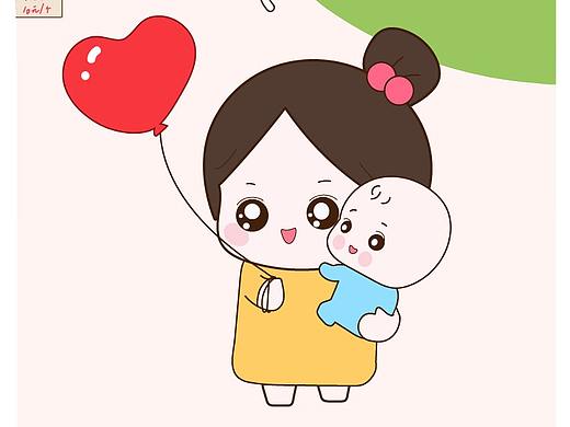 宝宝育儿插画系列-1岁（7-9个月）