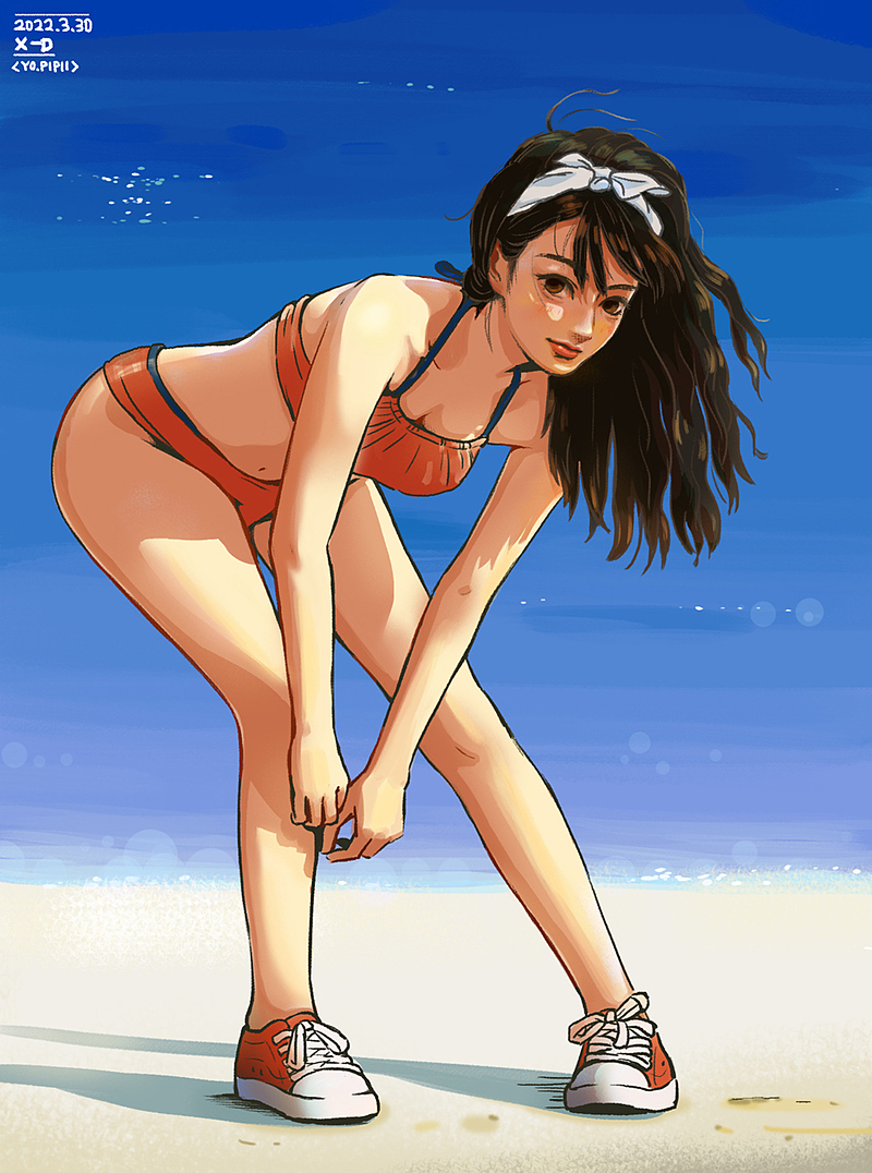 偶尔画画我爱的美女（图ZMjk2MTA3MDM2） - 创作习作 - 站酷设计师ITISOK原创素材 - 站酷ZCOOL