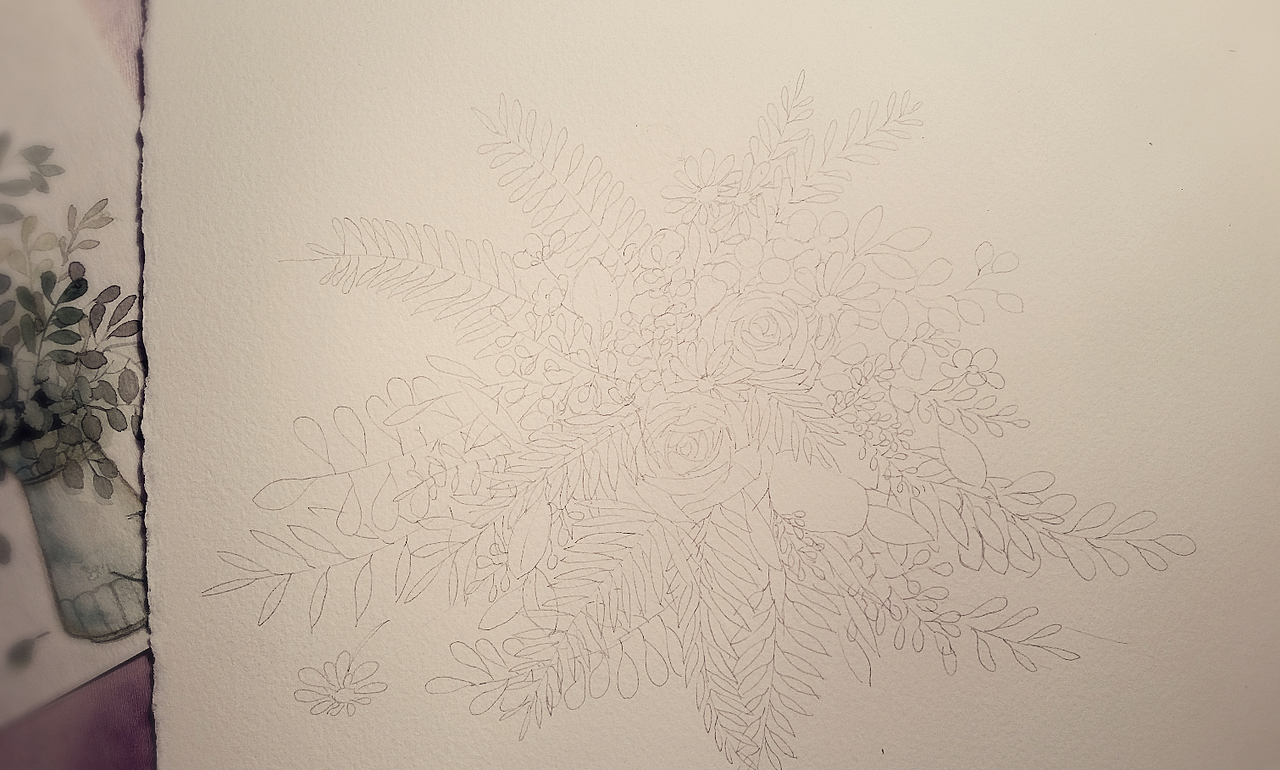 森林系小花（附过程图）（图ZMzUyOTg4MDA=） - 商业插画 - 站酷设计师瑶背背原创素材 - 站酷ZCOOL