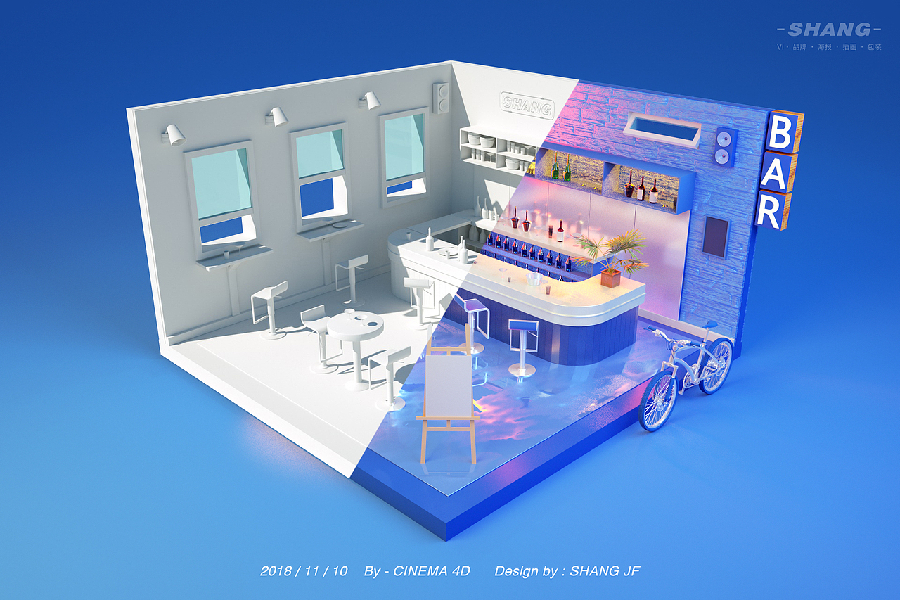 C4D场景（图ZMTM0ODA5MzY4） - 宣传物料 - 站酷设计师尚JF原创素材 - 站酷ZCOOL