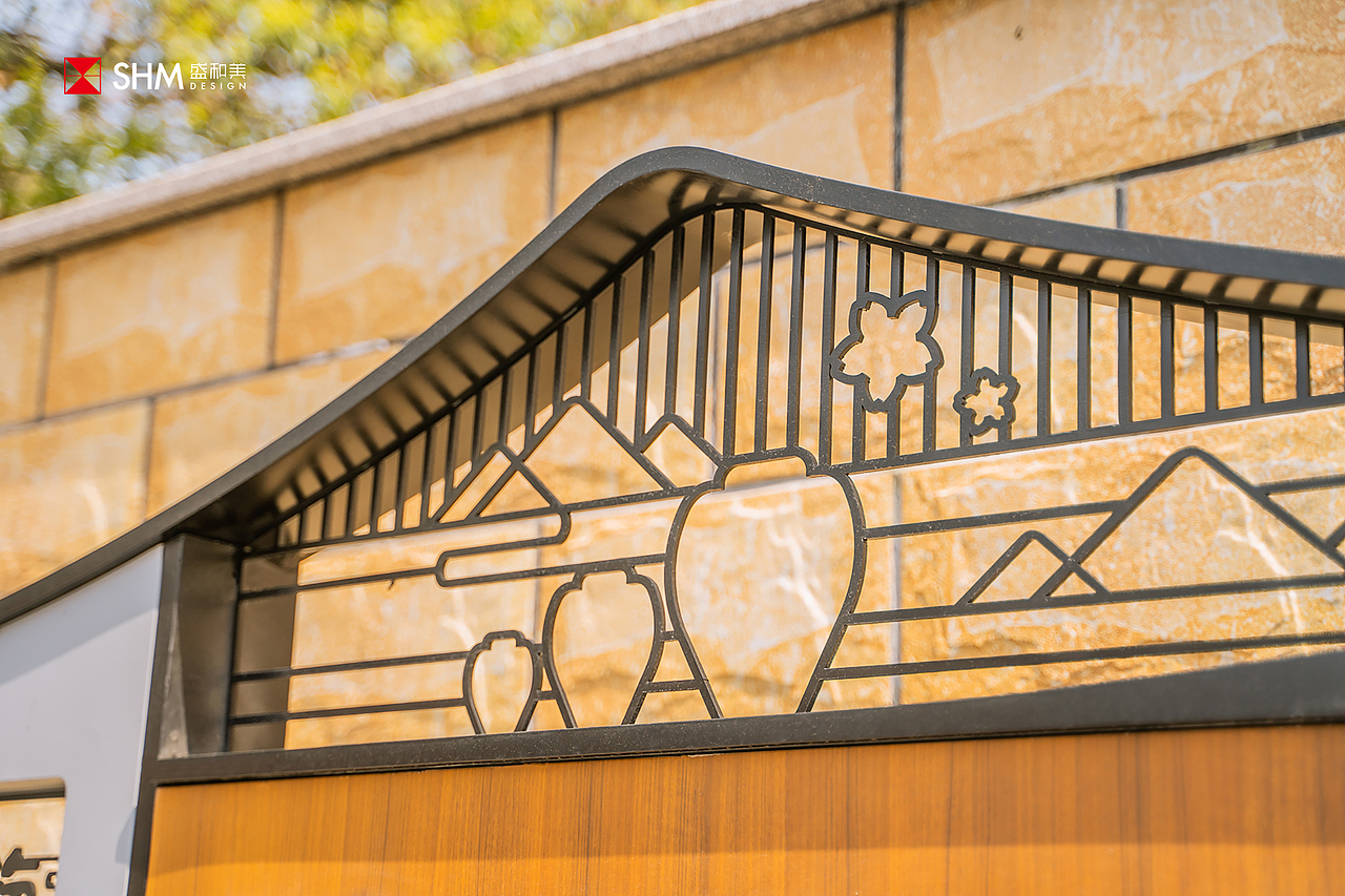 河上镇美丽乡村导视设计 | 根植于民俗的新中式（图ZMjM3MDQ1ODc2） - 商业空间设计 - 站酷设计师盛和美设计原创素材 - 站酷ZCOOL