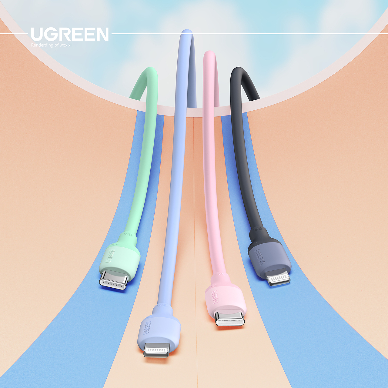 UGREEN 产品渲染（图ZMjczNDM3Nzg0） - 产品 - 站酷设计师丿窝嘻嘻原创素材 - 站酷ZCOOL