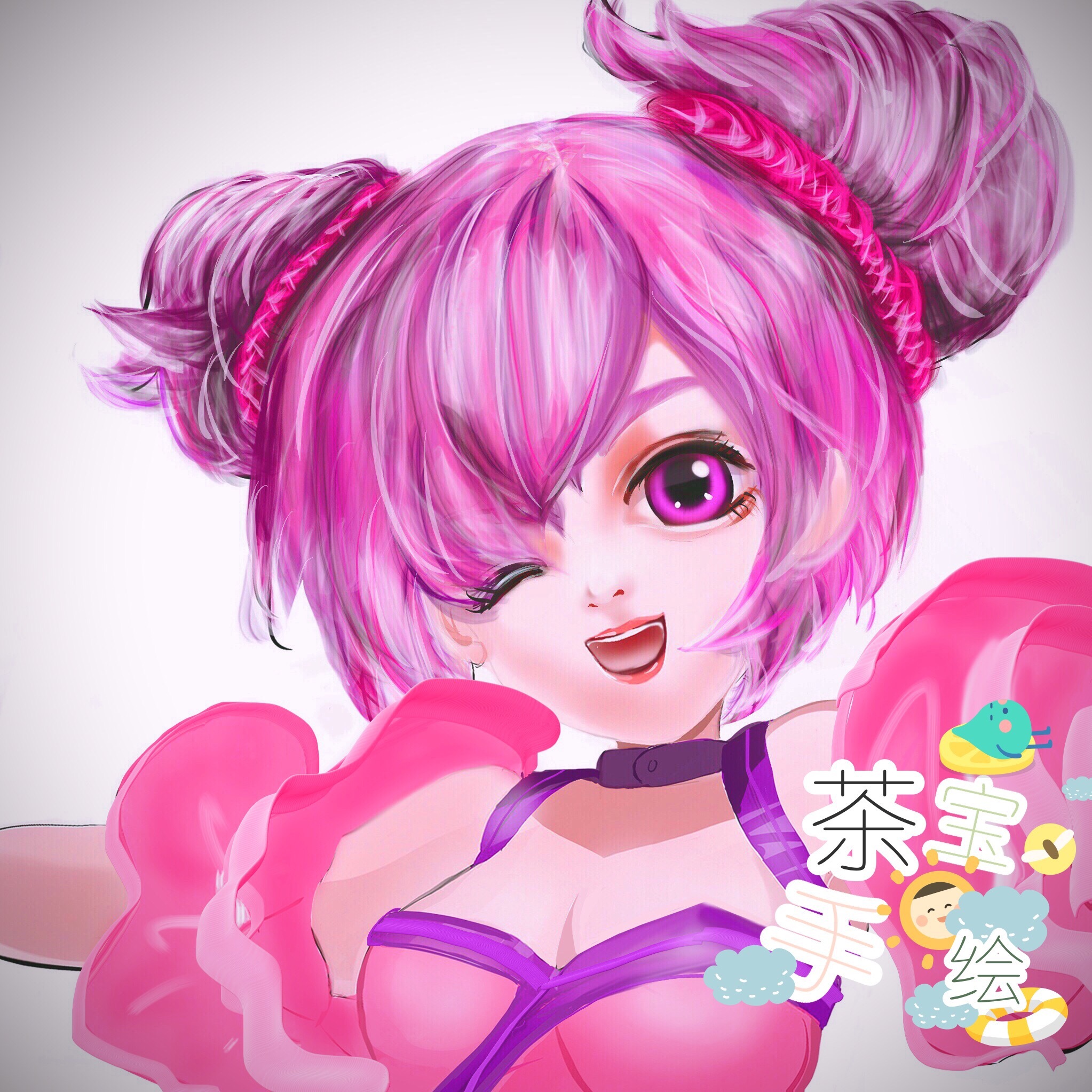 小乔妹子一枚 画的我眼睛疼