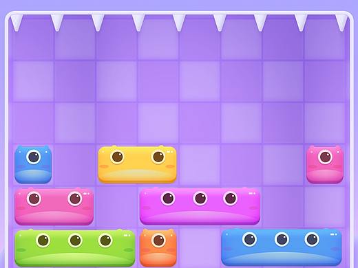 UI练习作品-Q版方块游戏