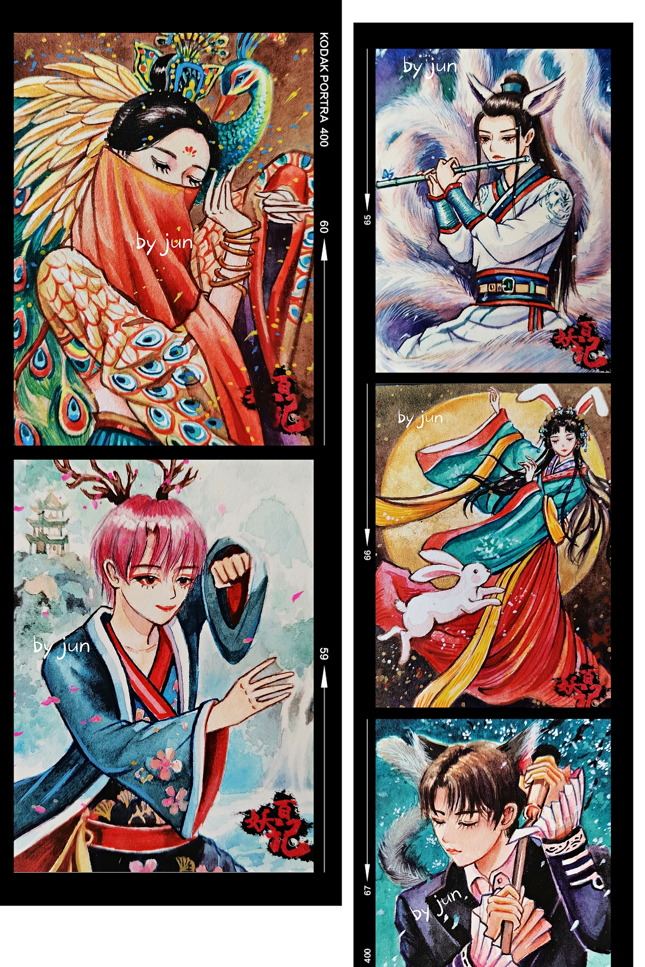 《梦回长安《戏曲《妖神记《酆都故事》系列插画⚈₃⚈ 🎊