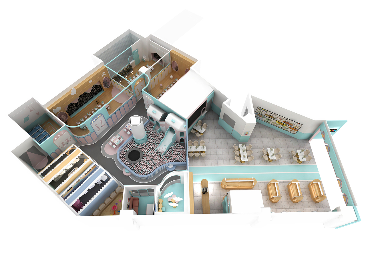 亲子餐厅，亲子乐园，零售店（图ZMjAwMTE2OTk2） - 家装设计 - 站酷设计师樊东风原创素材 - 站酷ZCOOL