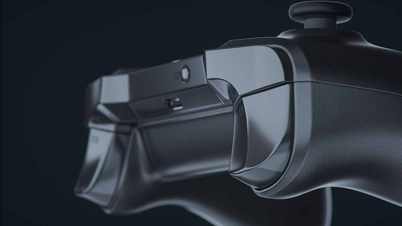 游戏手柄 产品渲染