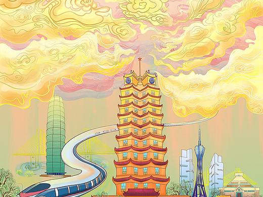 郑州宣传商业插画
