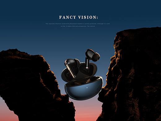 【产品渲染--蓝牙耳机】
