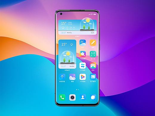 MIUI小部件参数作品-苍穹