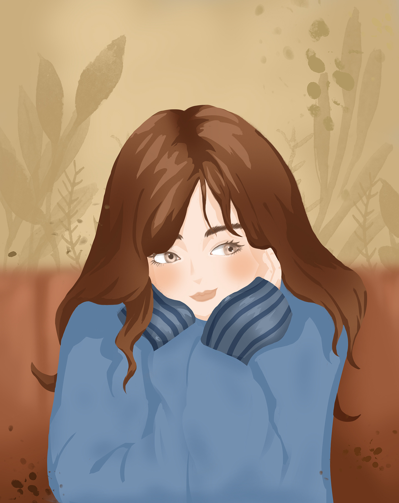 人像插画作品展示（图ZMjU4OTA0NzYw） - 商业插画 - 站酷设计师火星人教育培训原创素材 - 站酷ZCOOL