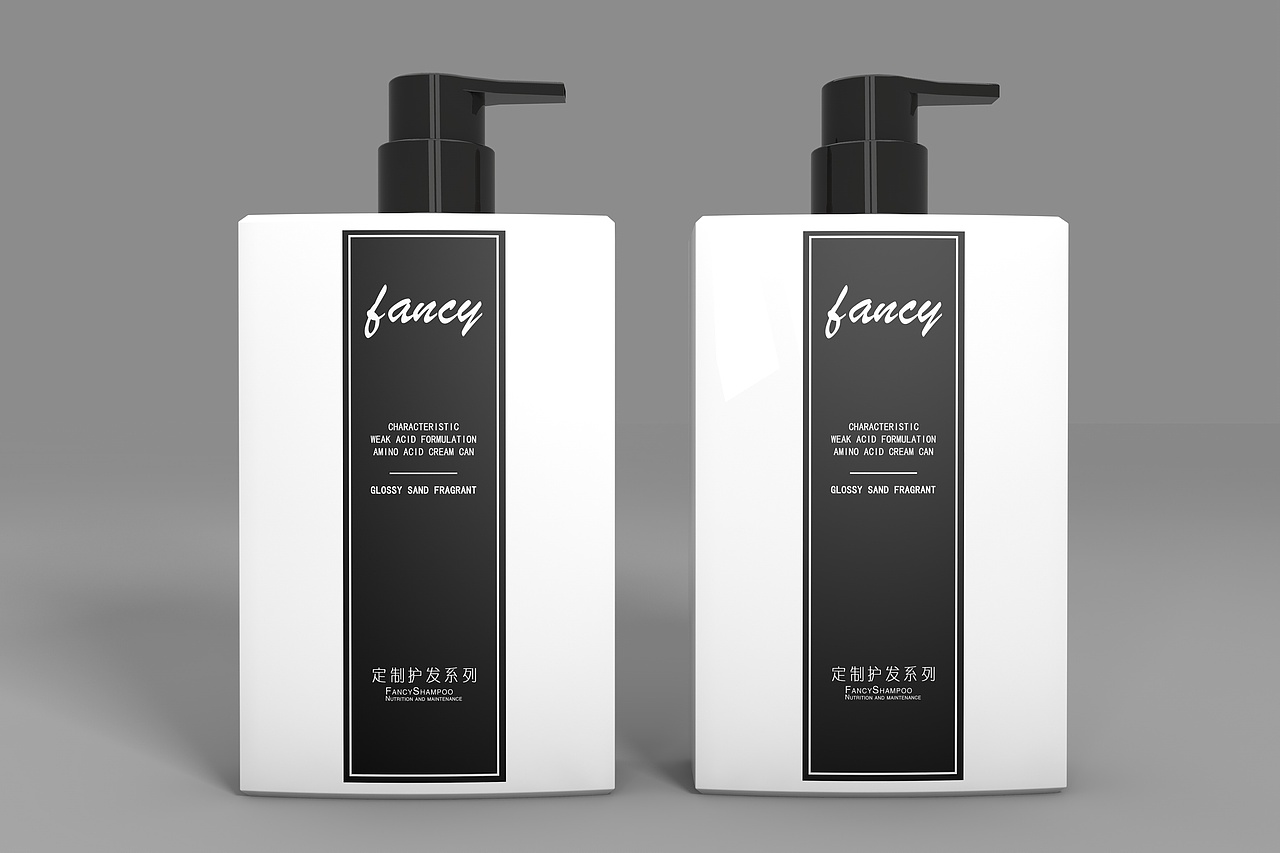 洗发水沐浴露瓶子设计瓶型开发私人定制包装