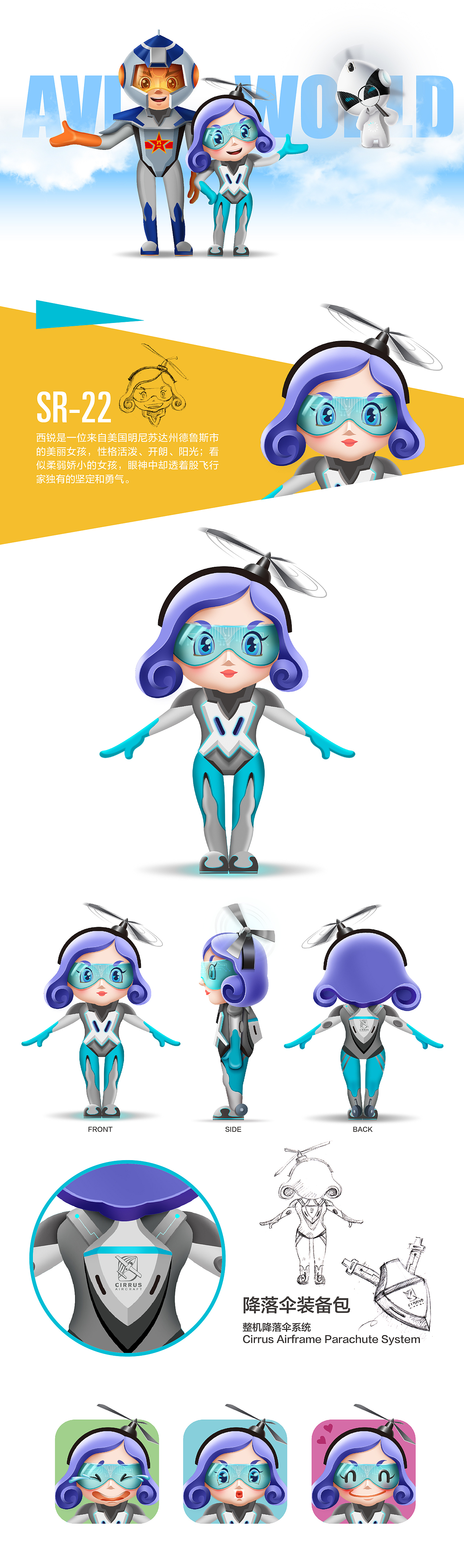 《空之菁英》— 航空大世界形象设计