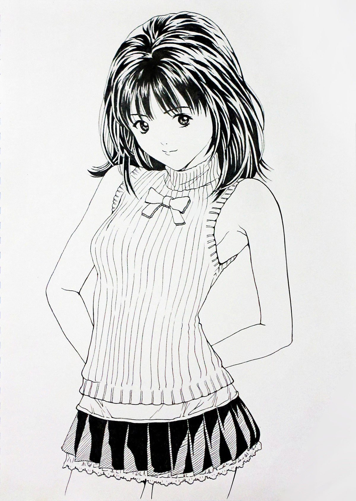 继续临摹 头发画到快吐 手不要抖啊