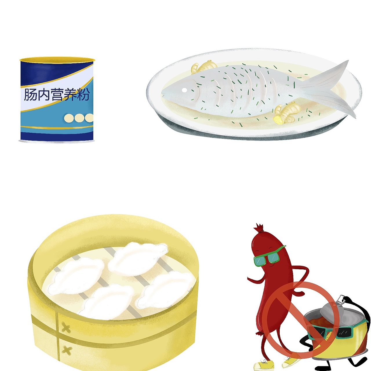 与营养科营养师合作的食物小素材