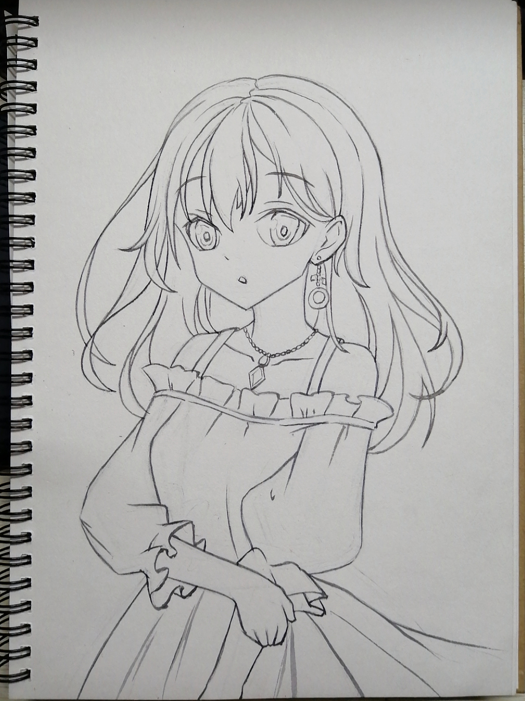 手绘临摹作品漫画头像好看的少女插画原创手绘一张真人转漫画示范作品