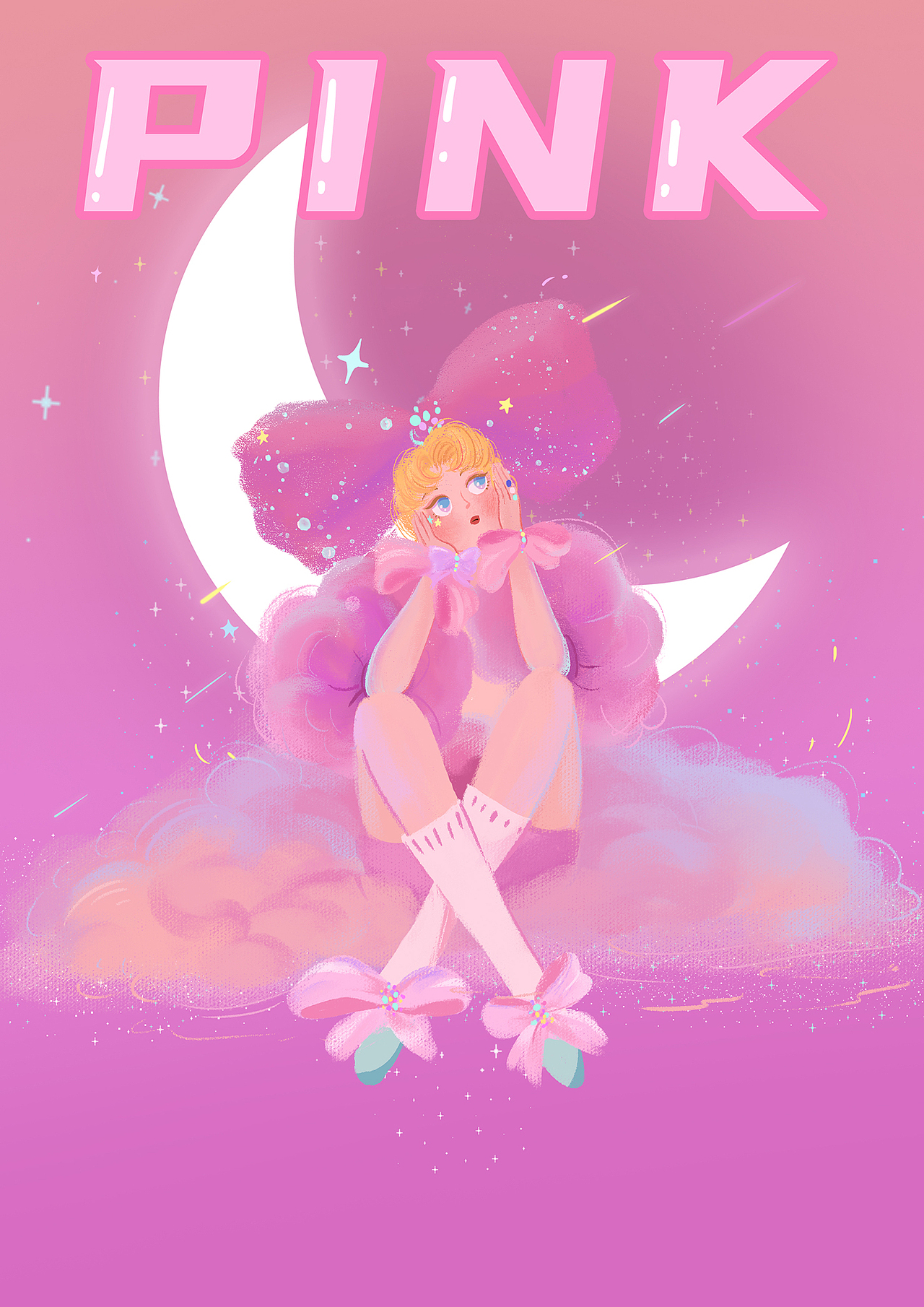 星空色彩练习（图ZMjYwOTc1Mzcy） - 创作习作 - 站酷设计师爱吃小鱼干的猫仔原创素材 - 站酷ZCOOL