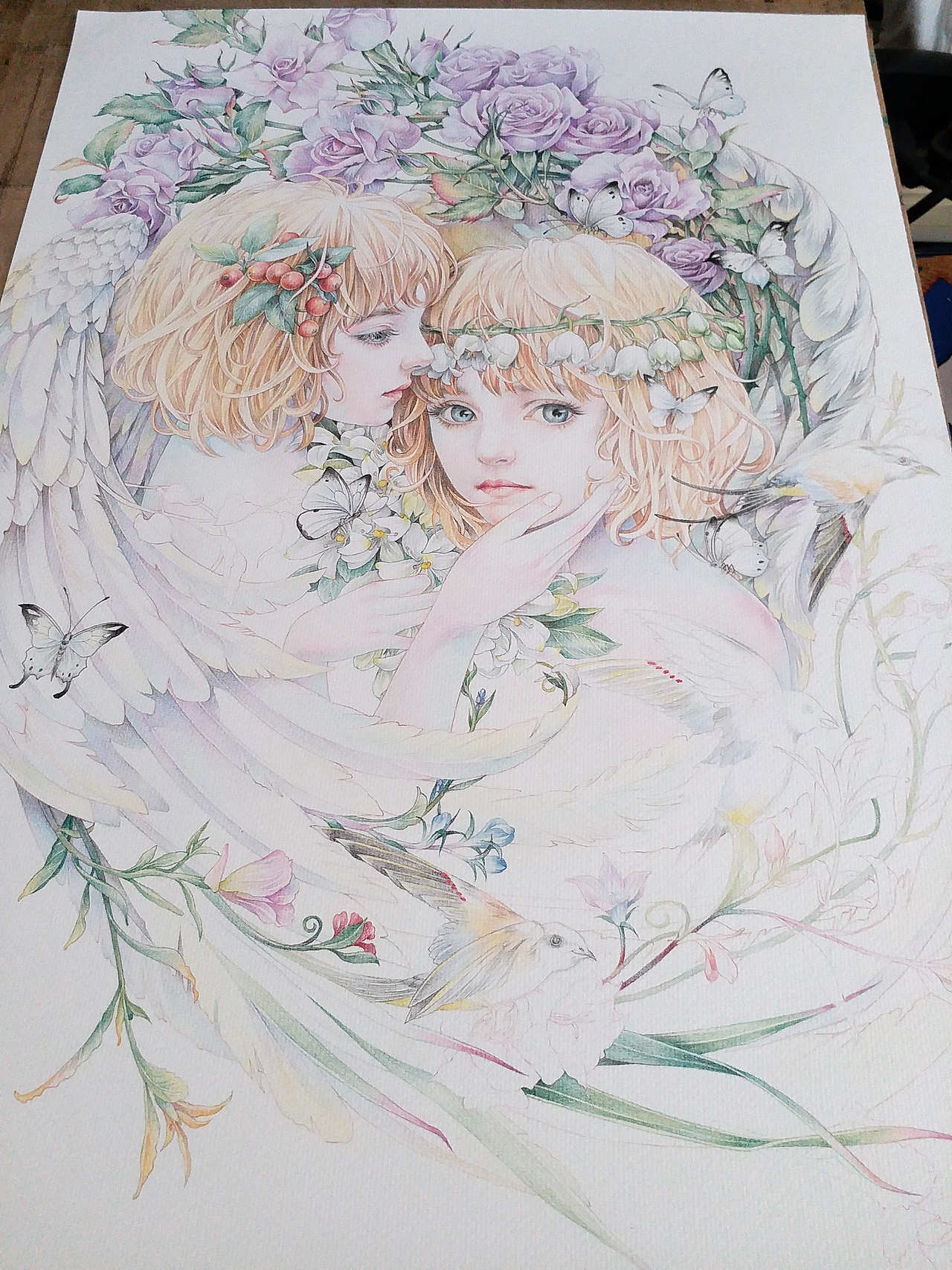 十二星座——双子座（图ZOTMwNDE2NTY=） - 绘画 - 站酷设计师kekebaby原创素材 - 站酷ZCOOL