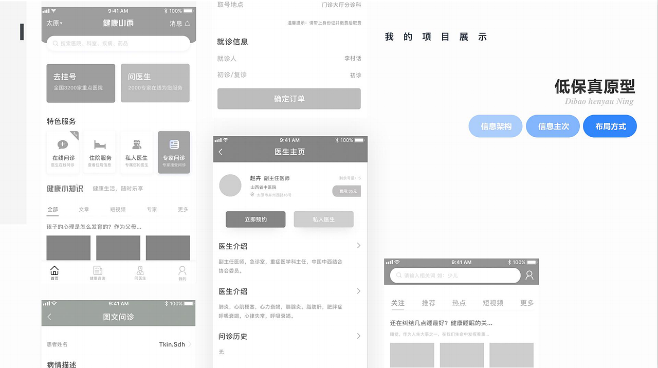 前期低保真得绘制