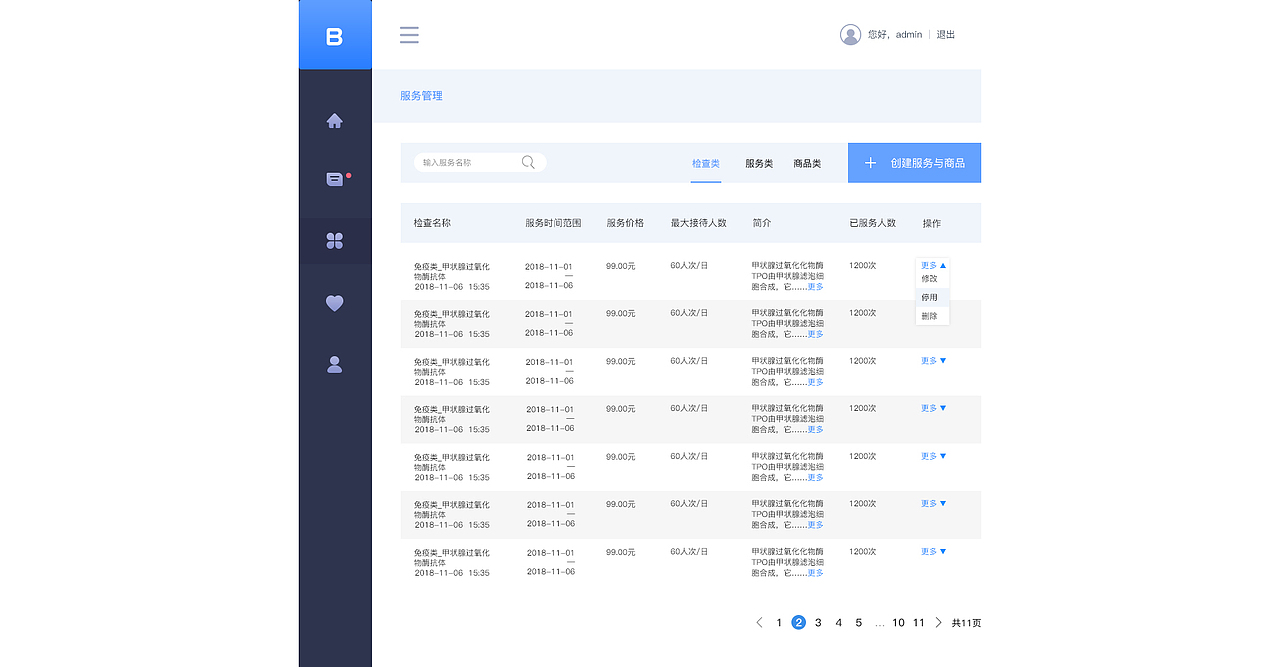 医院管理后台（图ZMTM5NjUwMDcy） - 其他网页 - 站酷设计师热爱漫无边际原创素材 - 站酷ZCOOL