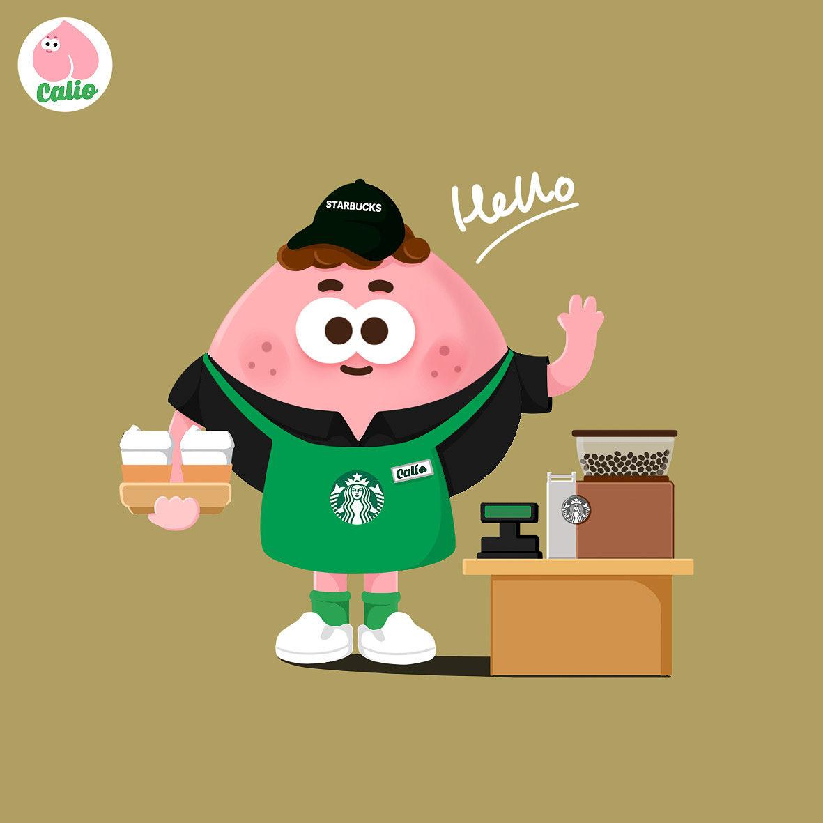 PeachCalio | 屁桃卡里奥（图ZMjUxODUyMDQw） - IP形象 - 站酷设计师佐拉Zola原创素材 - 站酷ZCOOL