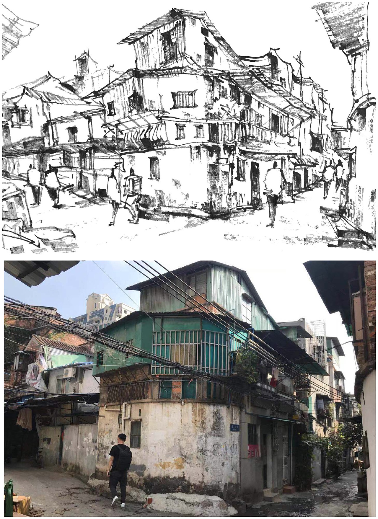 写生、钢笔速写