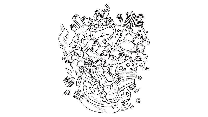 好食冒-插画设计（图ZMTM4NDIxODYw） - 商业插画 - 站酷设计师Kuro小黑原创素材 - 站酷ZCOOL