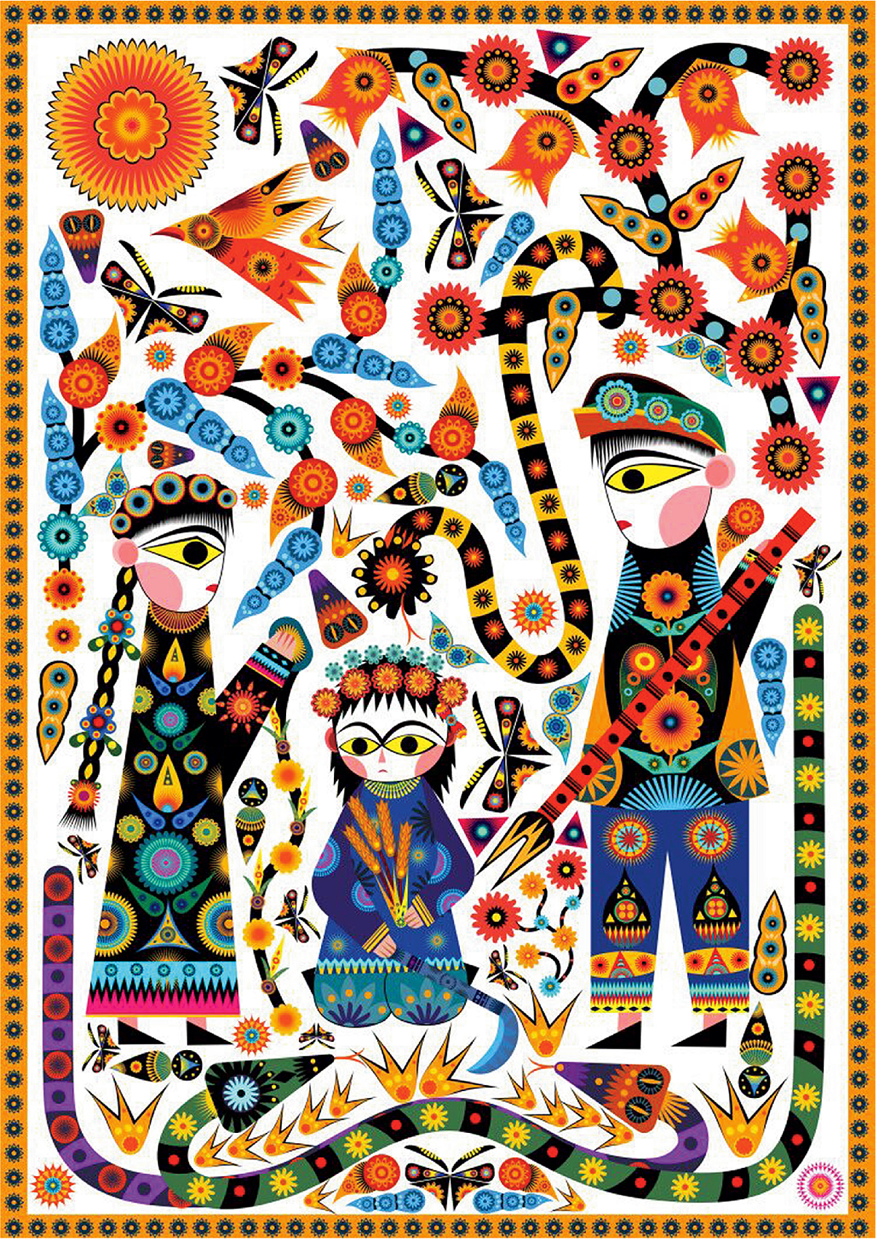 剪花娘子剪花花