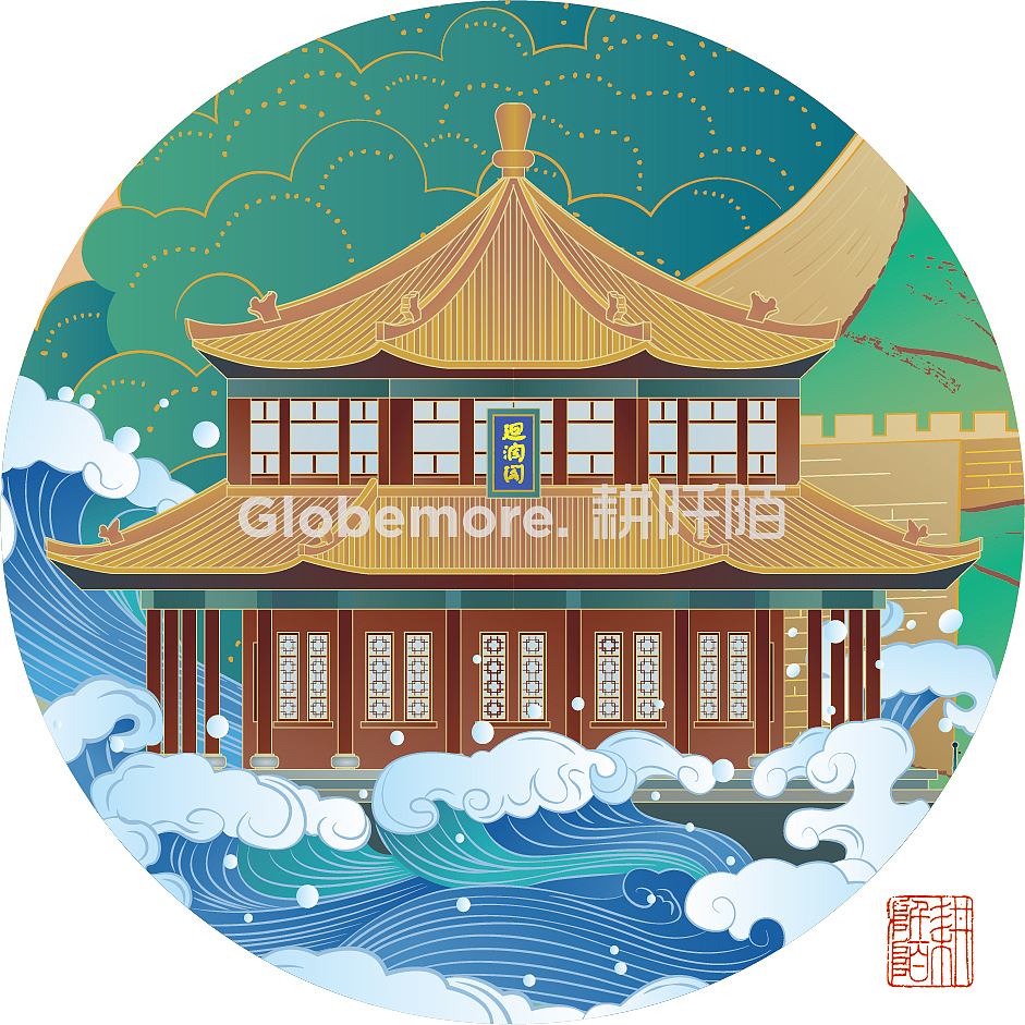 青岛栈桥回澜阁