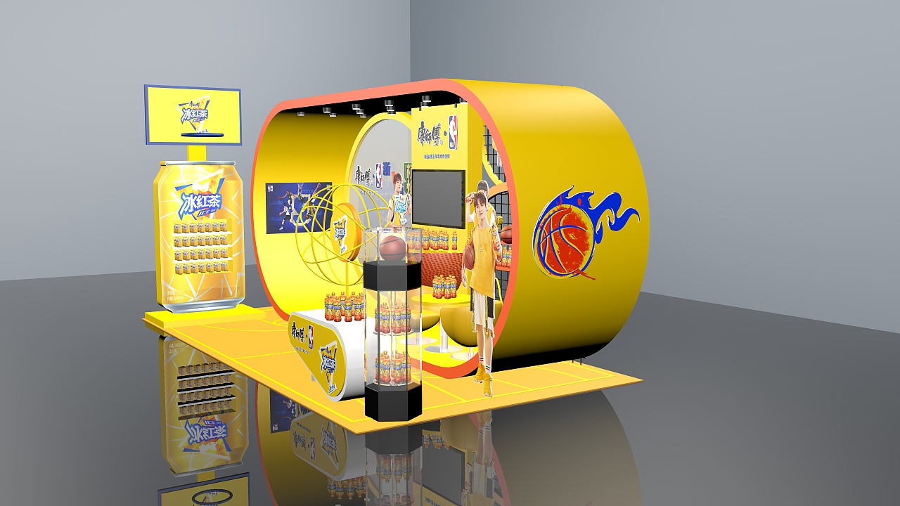 篮球比赛展览展示馆