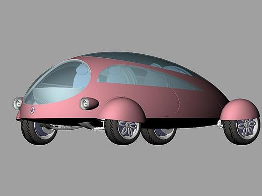 曙镰棘虫生态仿生车