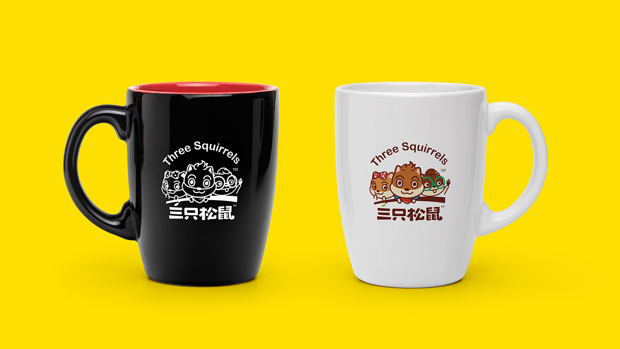 三只松鼠VI调整——【换个logo试一试】（图ZMjE0MTk4MTcy） - 品牌 - 站酷设计师图样策略视觉原创素材 - 站酷ZCOOL