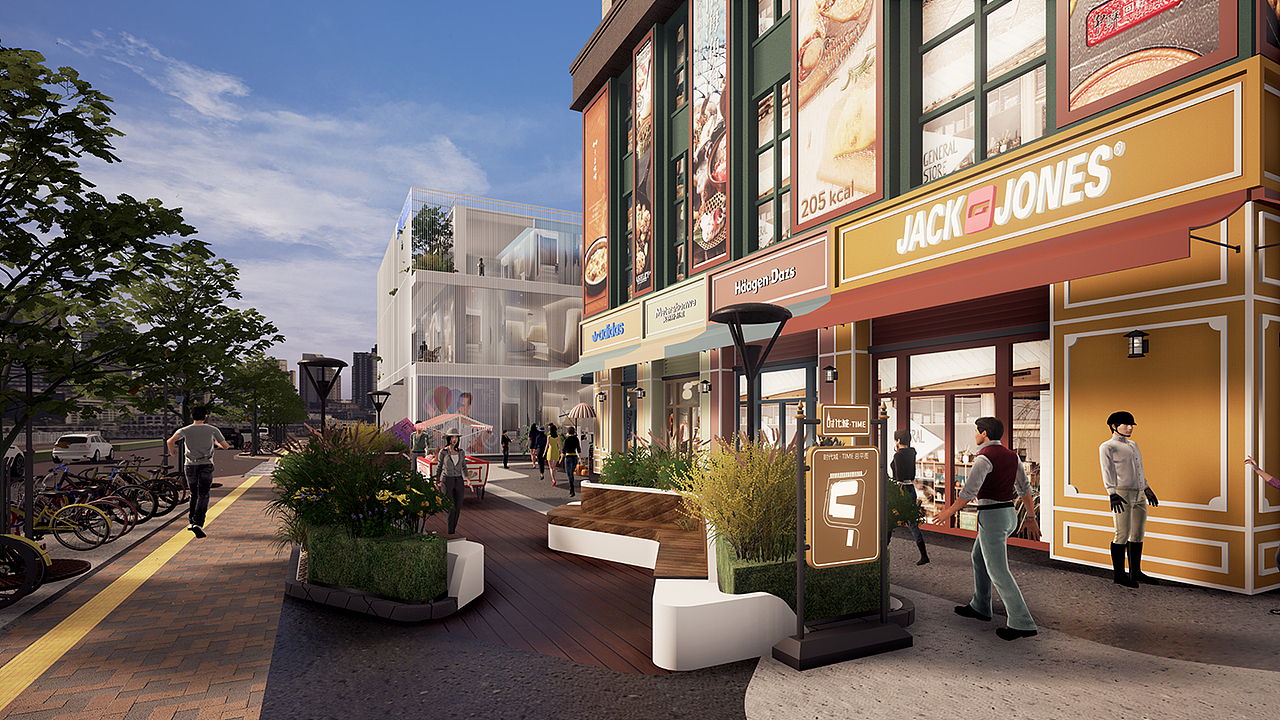 小型综合体设计时代城商业街设计