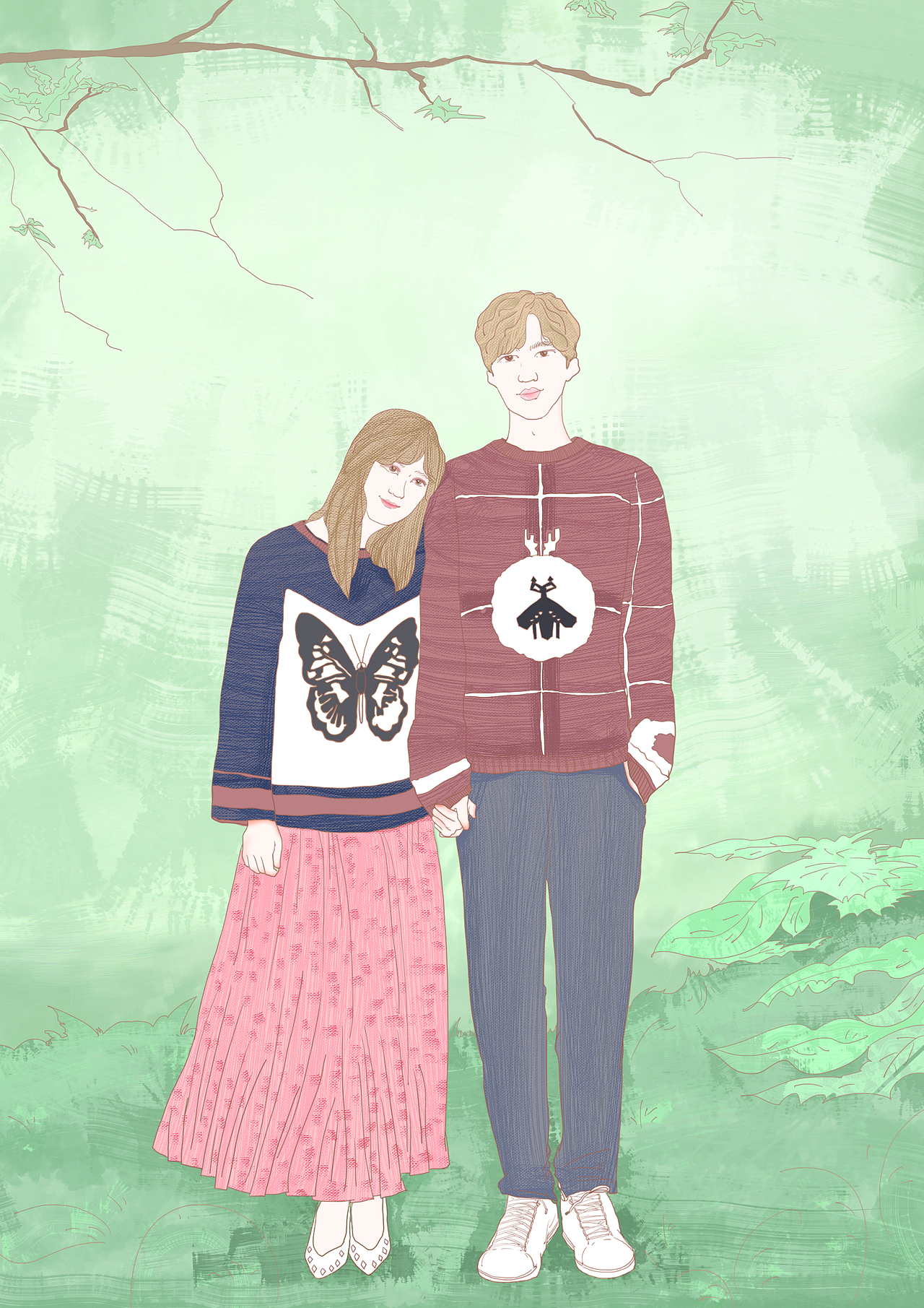牛奶夫妇（图ZNjA5MDQwODQ=） - 创作习作 - 站酷设计师Cassie77栗原创素材 - 站酷ZCOOL