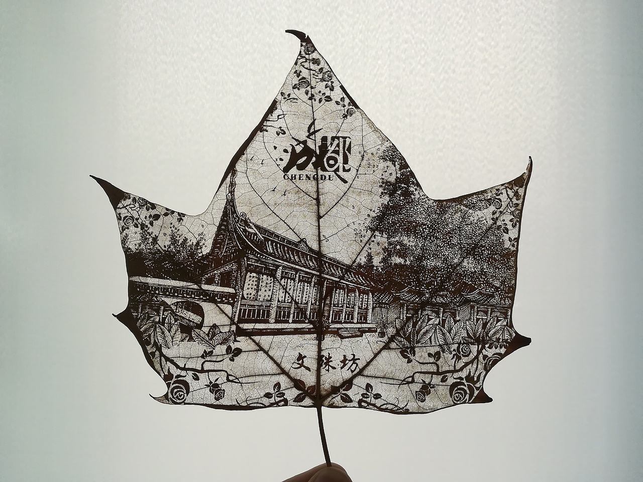 成都印象（圖ZMTI3MTY5NDY0） - 工藝品設(shè)計 - 站酷設(shè)計師做葉雕的鱷魚原創(chuàng)素材 - 站酷ZCOOL