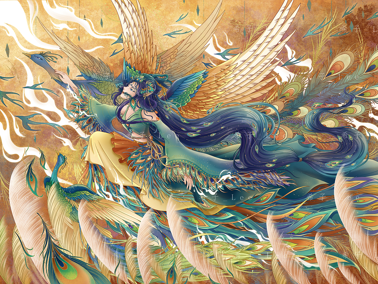 《灵兽降世》系列插画（图ZMzEyMDY1NTY0） - 创作习作 - 站酷设计师希子_Lee原创素材 - 站酷ZCOOL