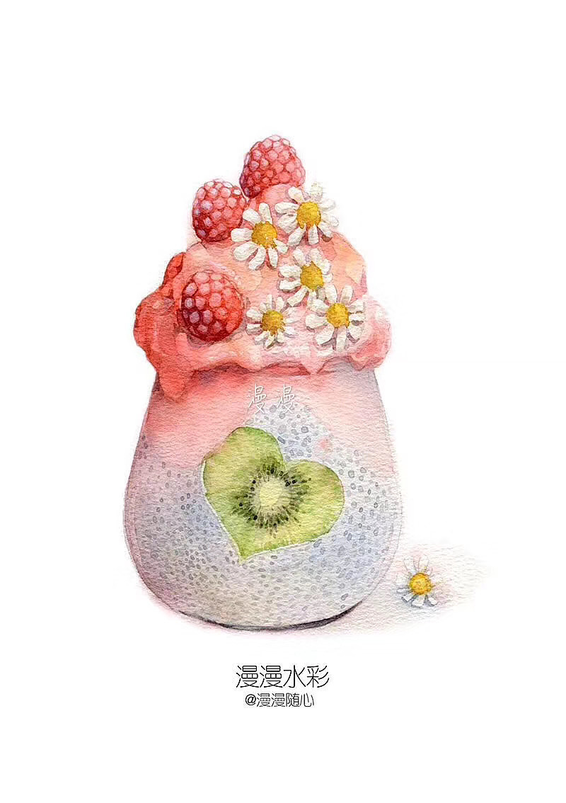 【水彩】水彩甜蜜蜜-粉（图ZMjUwNTQ1Mzcy） - 创作习作 - 站酷设计师漫漫绘原创素材 - 站酷ZCOOL