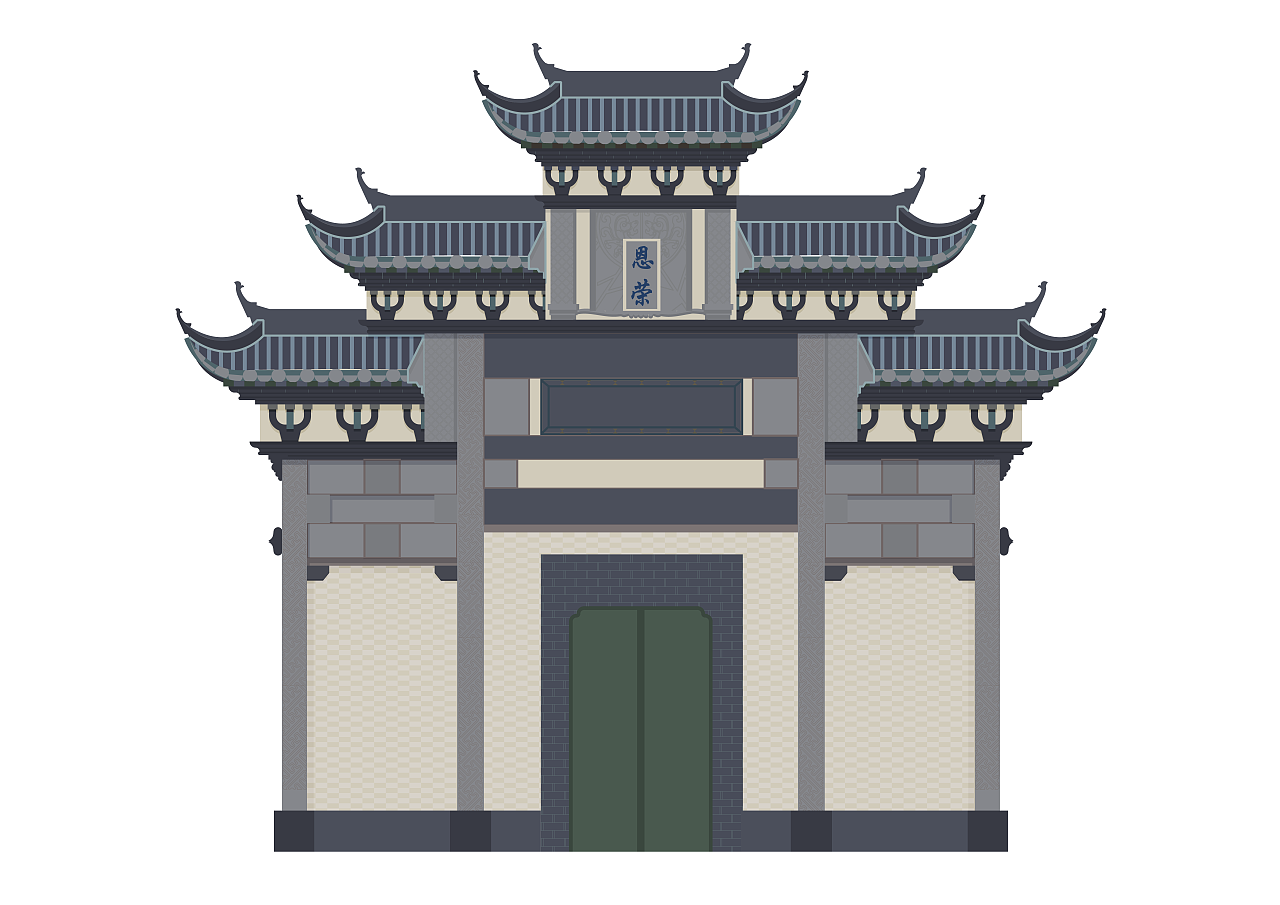 【信息可视化】徽学《徽派建筑体系信息可视化设计》（图ZMjYzNTU1MjUy） - 品牌 - 站酷设计师芥子Smallest原创素材 - 站酷ZCOOL