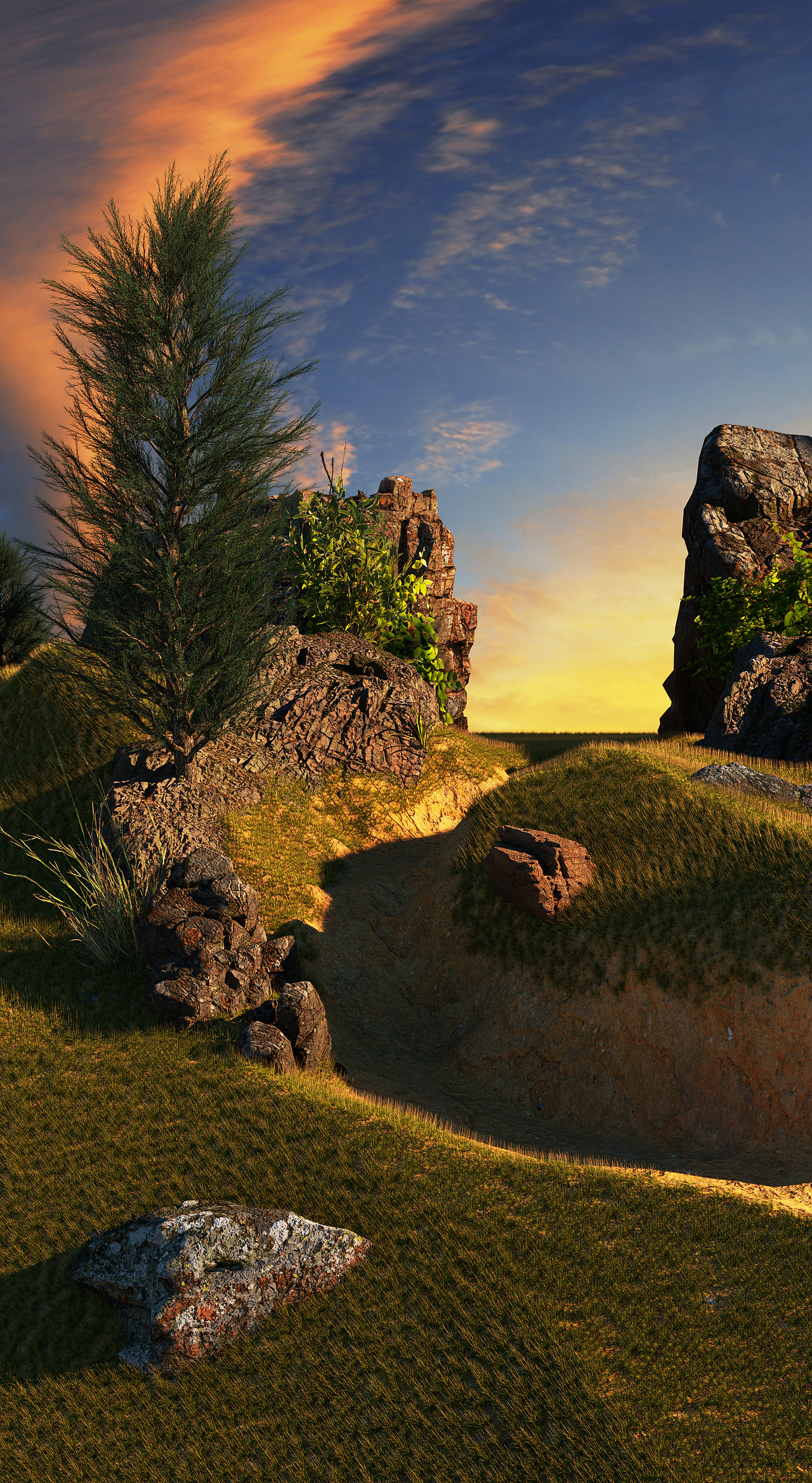 三维场景与创意建模渲染