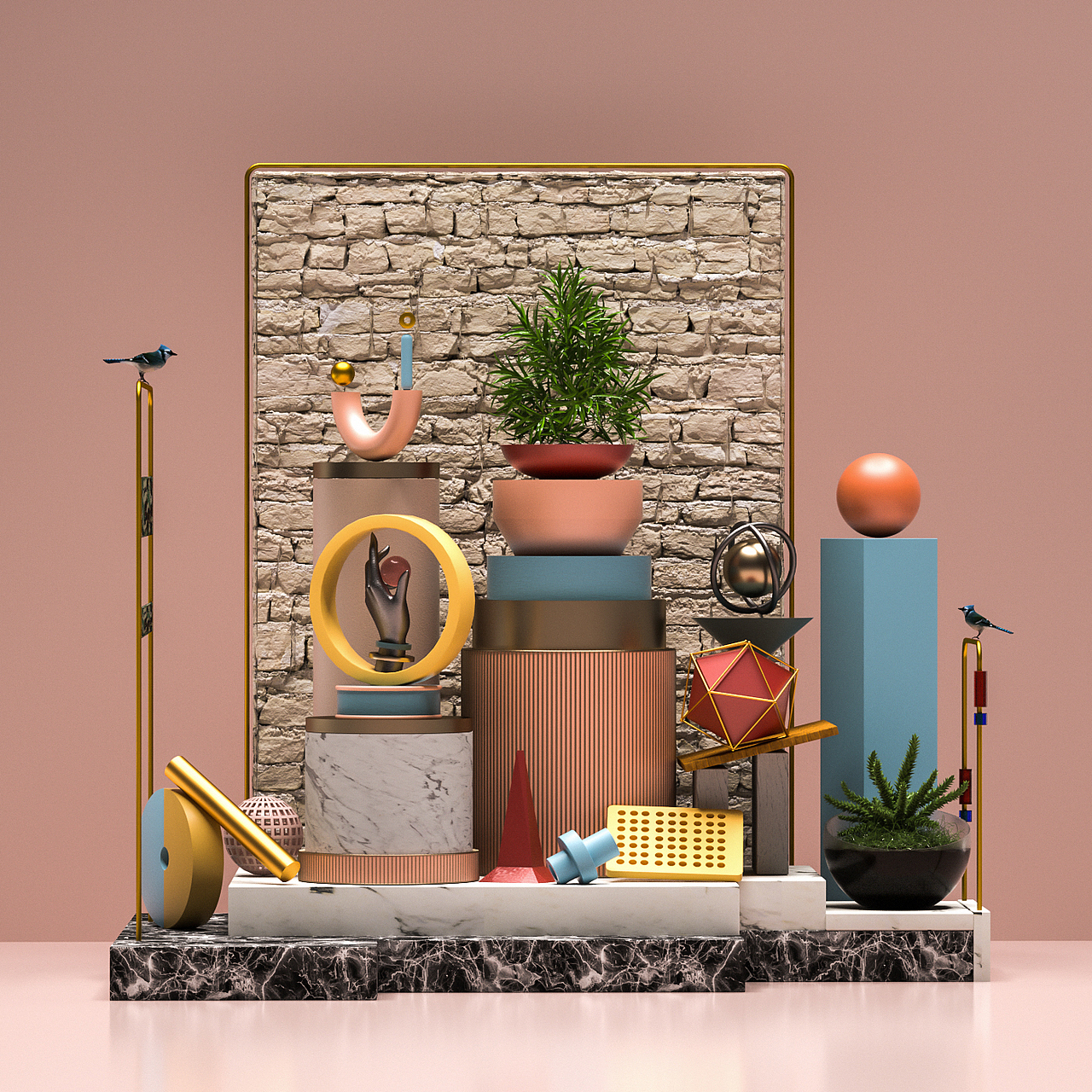 2019年C4D渲染作品合集