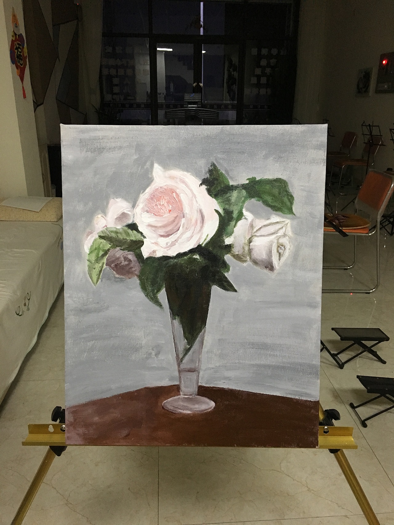 含苞的娇艳-油画作品（图ZMTM1NDM1Njky） - 绘画 - 站酷设计师ViroWang原创素材 - 站酷ZCOOL